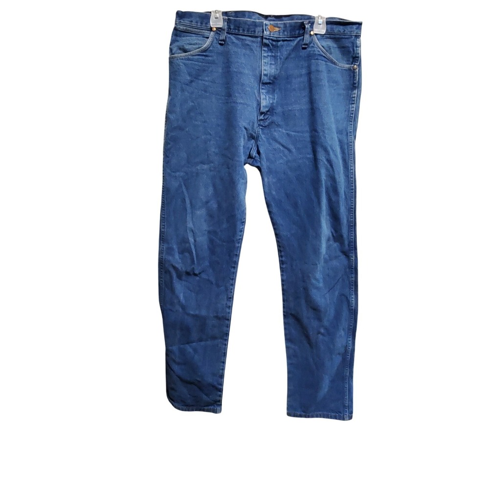 Wrangler Jeans 38x36 Blue Denim Straight Leg Classic Fit Mens Pants